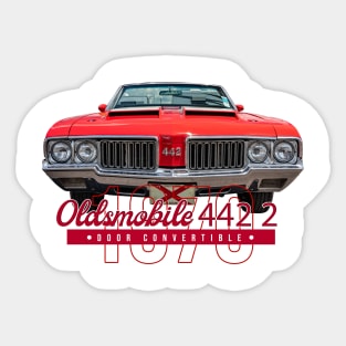 1970 Oldsmobile 442 2 Door Convertible Sticker